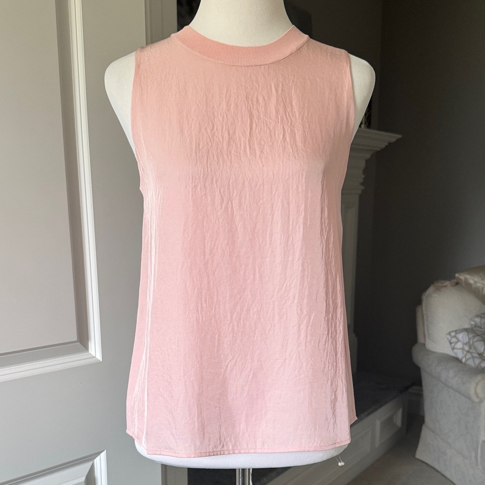 Vince Light Pink Sleeveless Tank Top
